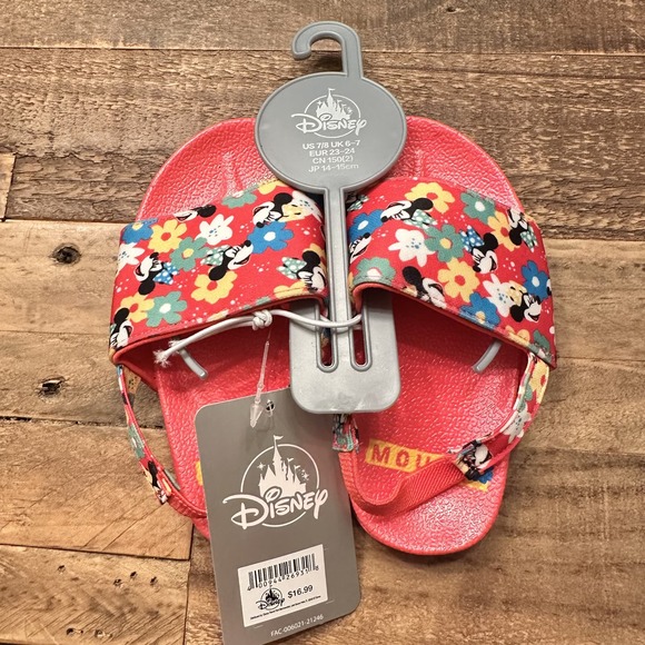 Disney Other - NWT Disney Minnie Mouse Slide Sandal Toddler Girls Size 7/8